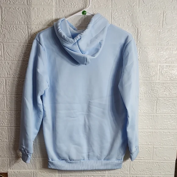 Charming Graphic Sweatshirt - Light Blue - Picture 3 of 3